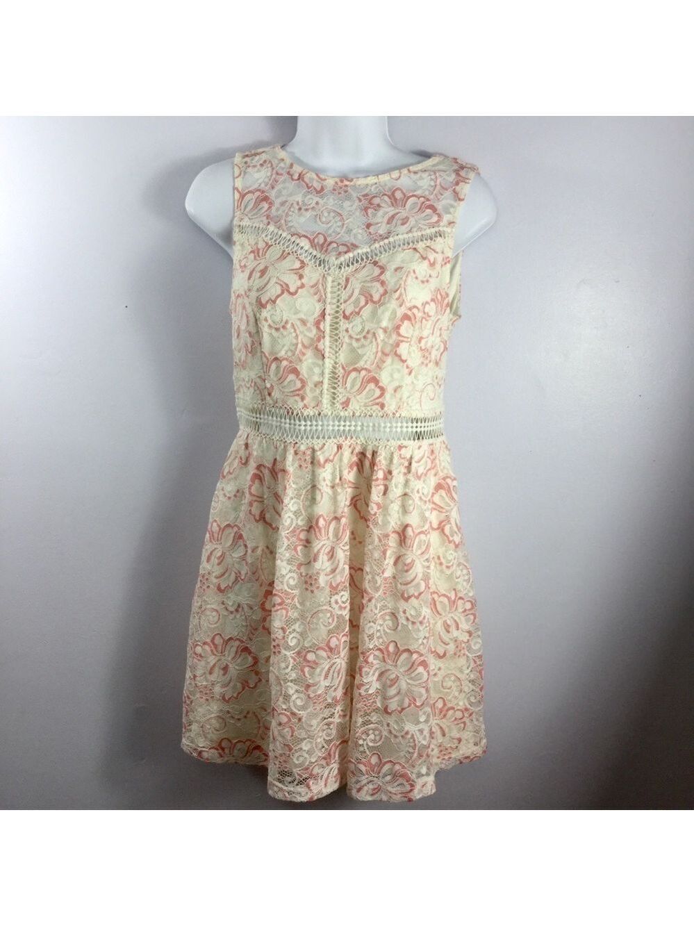 AS U Wish Floral Lace Dress Size M